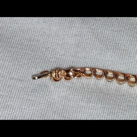 Micheal Kors 10k Rose Gold tennis bracelet - Picture 7 of 10